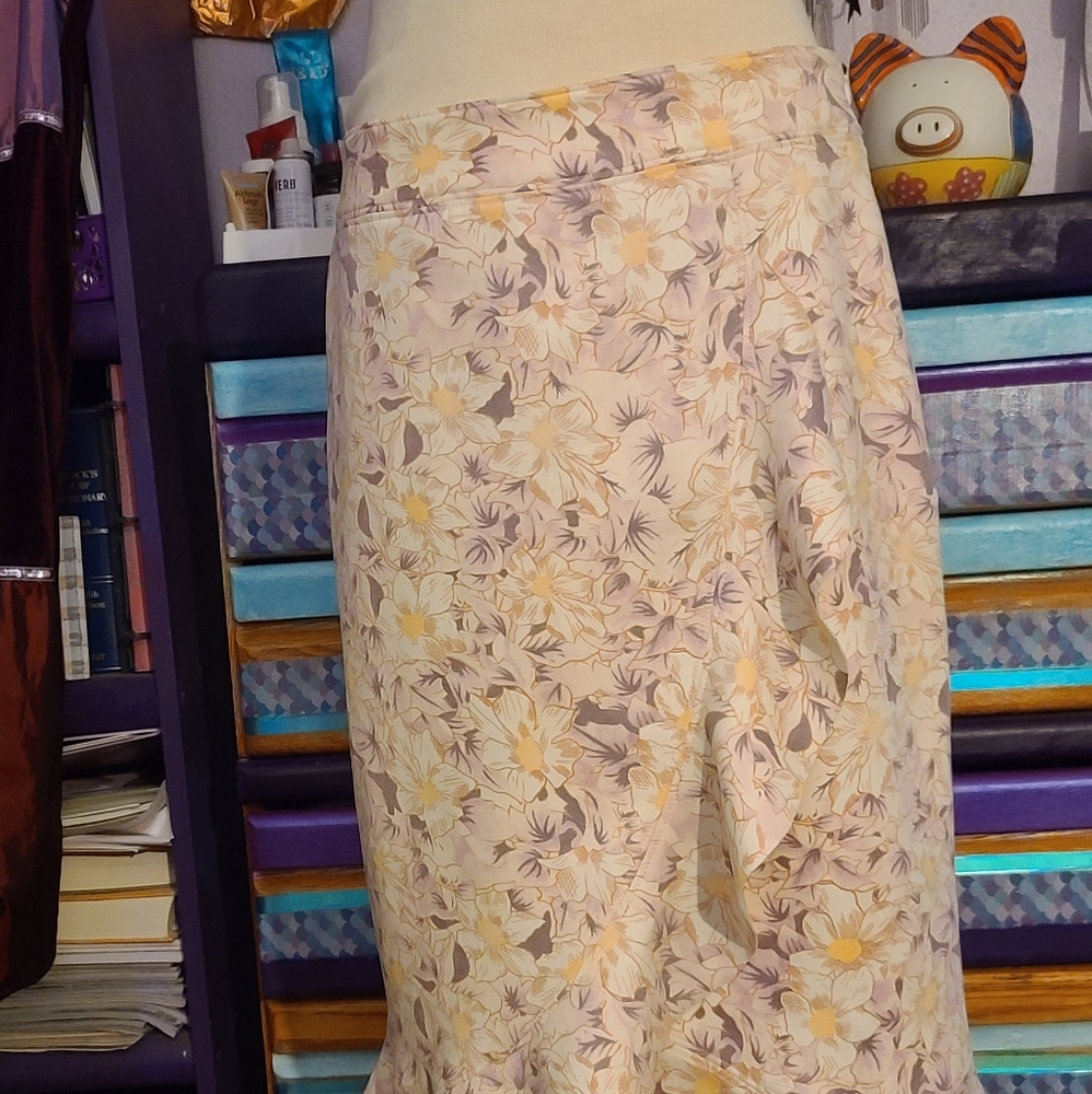 Anthropologie Ruffled Skirt Size 14 - Picture 9 of 11